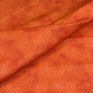 Pin Dots on Mottled Dark Orange, Американский хлопок для рукоделия и одежды 158-aa9 фото