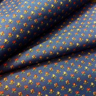 Ditsy Navy, Американский хлопок для рукоделия и одежды 117C-AU26 1 фото