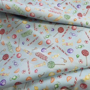 Candy Toss Soft Blue Бавовна для рукоділля та одягу  a51-0i7 фото