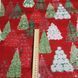 Snow Flower Christmas Trees Red Silver Бавовна для рукоділля та одягу  263-868 фото 7