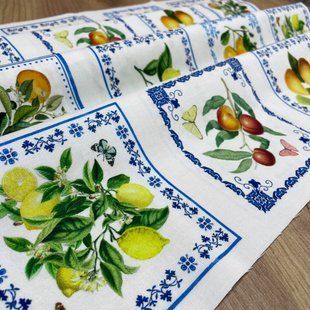 Citrus Riviera Panel Бавовна для рукоділля та одягу 9c8-c1b фото