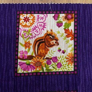 Animal Block Panel Бавовна для рукоділля та одягу c0i-i69  фото