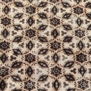 Black and Gray Medallions on Cream, Американский хлопок для рукоделия и одежды 843-047 фото