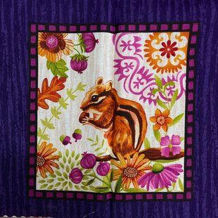 Animal Block Panel Бавовна для рукоділля та одягу c0i-i69 2 фото