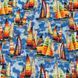 Colorful Sailboats, Американська бавовна для рукоділля та одягу 704-084 фото 1