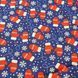 Winter Mittens - Blue Хлопок для рукоделия и одежды  71a-5b5 фото 1