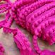 Малинова тесьма з помпонами 5 мм 491-955 фото 1