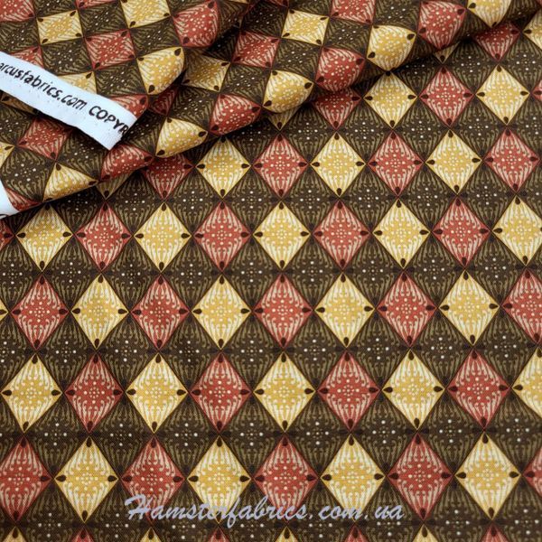 Spice Bazaar Brown, Американська бавовна для рукоділля та одягу 022-98a фото