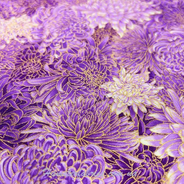 Chrysanthemum Metallic, Американский хлопок для рукоделия и одежды A7-113A-A25 фото
