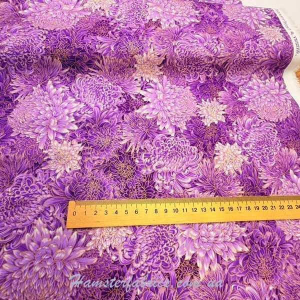 Chrysanthemum Metallic, Американский хлопок для рукоделия и одежды A7-113A-A25 фото