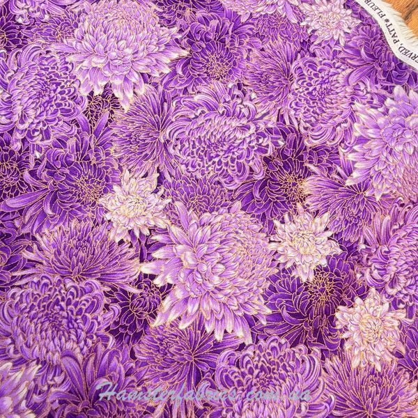 Chrysanthemum Metallic, Американский хлопок для рукоделия и одежды A7-113A-A25 фото