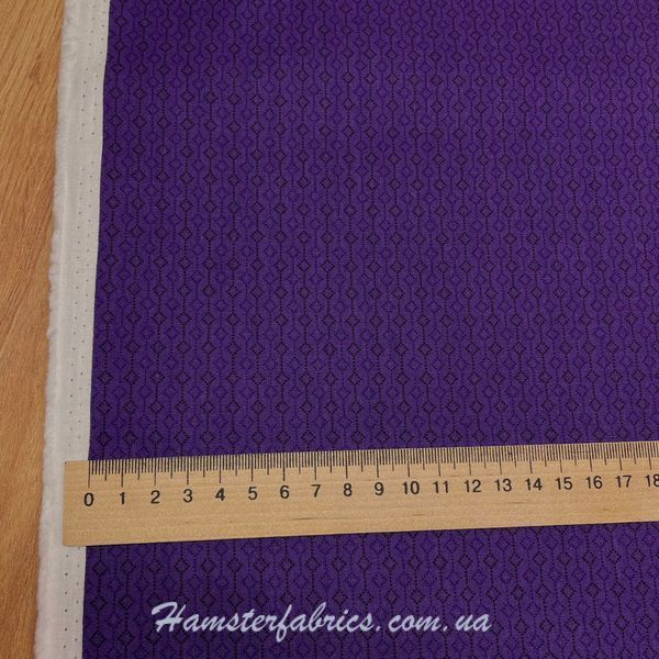 PURPLE DIAMOND DOTS, Американский хлопок для рукоделия и одежды 1i5-9b2 фото