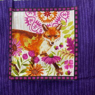 Animal Block Panel Бавовна для рукоділля та одягу c0i-i69 8 фото