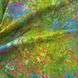 Batik Flower Buds Parrot Green, Батик для рукоделия и одежды, американский хлопок 19b-675 фото 3