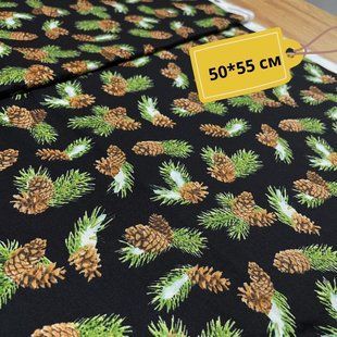 Pine Cones, Американский хлопок для рукоделия и одежды cb0-52c 1 фото