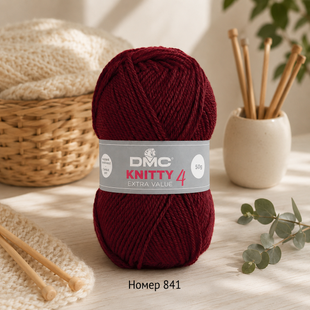 841 Пряжа DMC Knitty 4, 100% акрил 841Knitty4 фото
