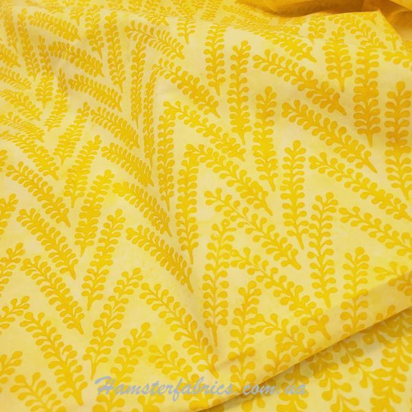 Bali Batiks Linear Leaf Sun, Американська бавовна для рукоділля та одягу c7c-8i2 фото