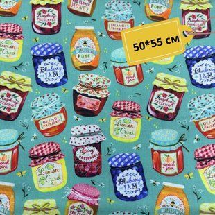 Jam Jars, Американский хлопок для рукоделия и одежды b78-469 1 фото