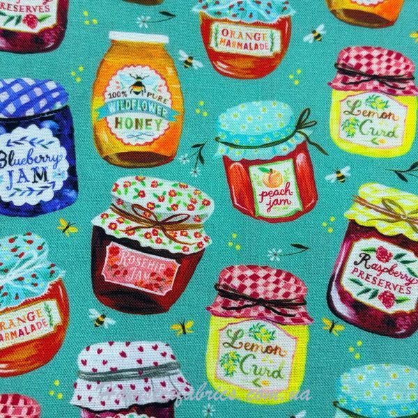 Jam Jars, Американский хлопок для рукоделия и одежды b78-469 1 фото