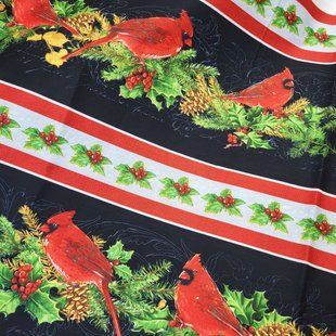 Cardinal Border Print, Американська бавовна для рукоділля  580-1i0 фото
