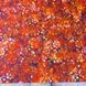Floral Design on Mottled Orange, Американский хлопок для рукоделия и одежды 762-aa0 фото 1
