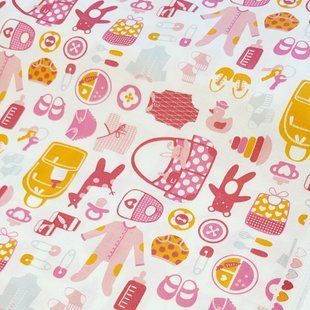 Хлопок для рукоделия и одежды From Bump To Baby Pink b2b-aa6 фото