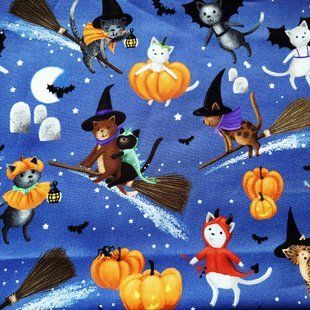 Bewitching Kitties, Американский хлопок для рукоделия и одежды bb6-bb1 фото