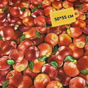 FRESH APPLES, Американский хлопок для рукоделия и одежды 7i9-437 1 фото