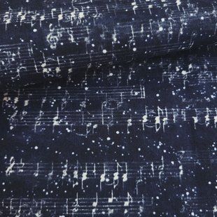 MUSIC NOTES, Американский хлопок для рукоделия и одежды ibb-cc0 фото