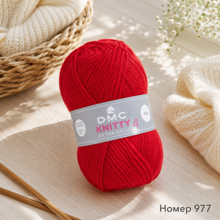 977 Пряжа DMC Knitty 4, 100% акрил 977Knitty4 фото