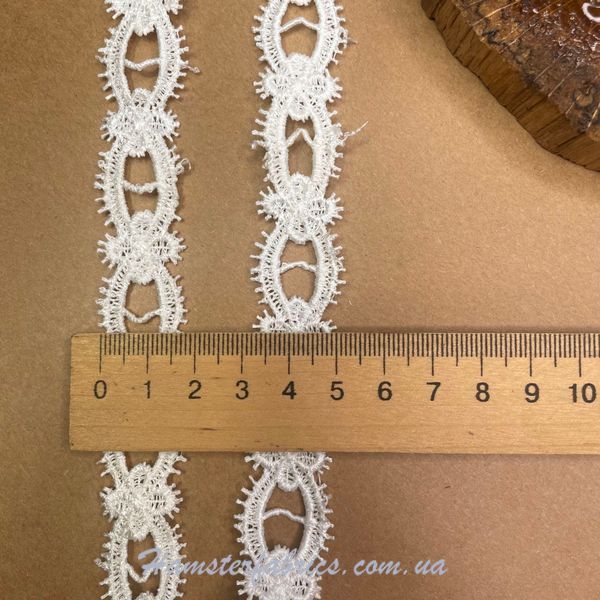 Кружево вязаное цвет Молоко ширина 2 см c36-22b фото