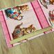 Kitties Stripe - Lt Mauve, Американский хлопок для рукоделия и одежды 01i-b9b фото 5