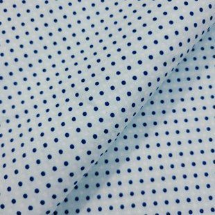 Elegant Blue Dot, Американська бавовна для рукоділля та одягу 9b6-026 фото