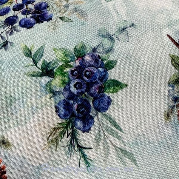 Garden Berries and Pinecones, Американский хлопок для рукоделия и одежды 16-A9 фото