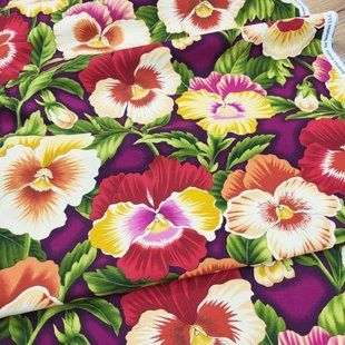 PANSIES, Американська бавовна для рукоділля та одягу a67-b11 фото