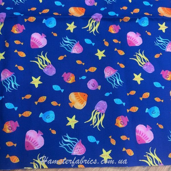 Tropical Fish, Американська бавовна для рукоділля, ляльок та одягу 067-07a фото