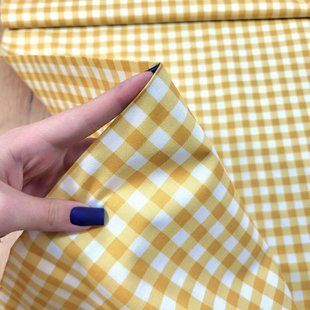 Plaid Honey, Американська бавовна для рукоділля та одягу cb1-844 фото