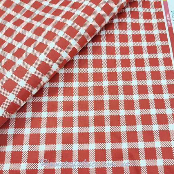 Plaid Red, Американська бавовна для рукоділля та одягу b47-36i фото