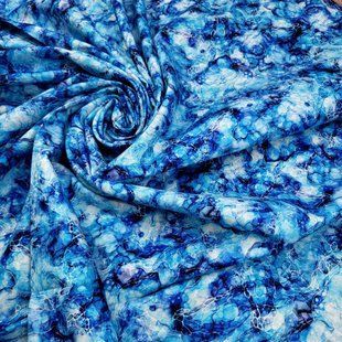 Crystal Digital Ice Blue, Американська бавовна для рукоділля та одягу 444-ai0 фото
