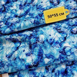 Crystal Digital Ice Blue, Американский хлопок для рукоделия и одежды 444-ai0 1  фото