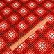Red Christmas Holiday Plaid with Gold Metallic, Американский хлопок для рукоделия и одежды 11b-4i9 фото 2