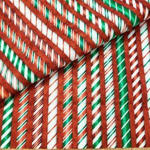 Candy Cane Stripe - Red, Американский хлопок для рукоделия и одежды 1ci-45b фото