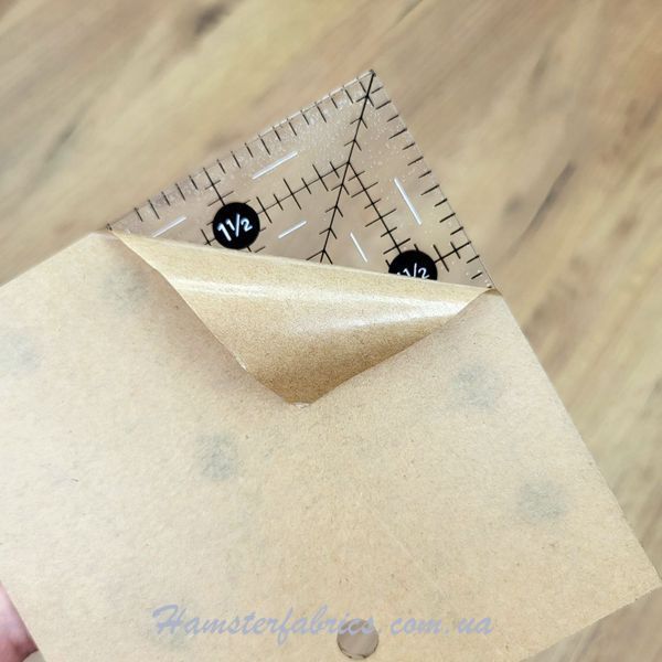 Лінійка дюймова 4,5" x 4,5" (11,43 см x 11,43 см) для печворка та квілтингу 363-841 фото