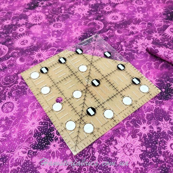 Лінійка дюймова 4,5" x 4,5" (11,43 см x 11,43 см) для печворка та квілтингу 363-841 фото