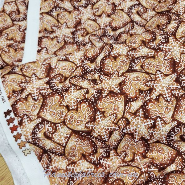 GINGERBREAD COOKIE, Американский хлопок для рукоделия и одежды 992-3bb фото