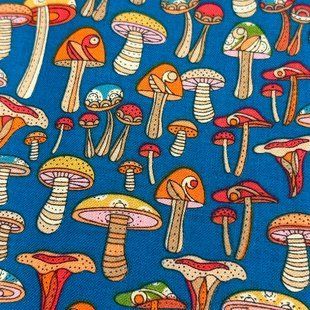 Mini Mushroom, Американский хлопок для рукоделия и одежды ca2-b7i  фото