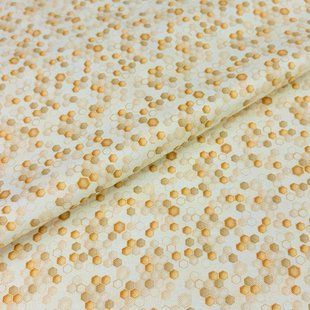 Yellow Honeycomb, Американский хлопок для рукоделия и одежды 5b6-535 фото